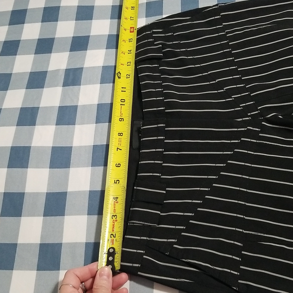 POLECI MADE IN USA BLACK AND WHITE STRIPE PANTS - Picture 8 of 16